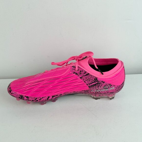 Men's 11 - Under Armour Magnetico Elite 4 FG Pitch Viper Soccer Cleats - Pink - Picture 5 of 11